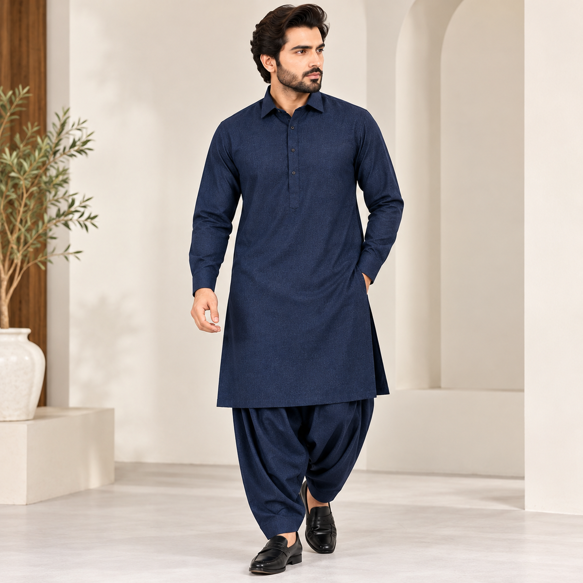 Super special Wool | Navy Blue