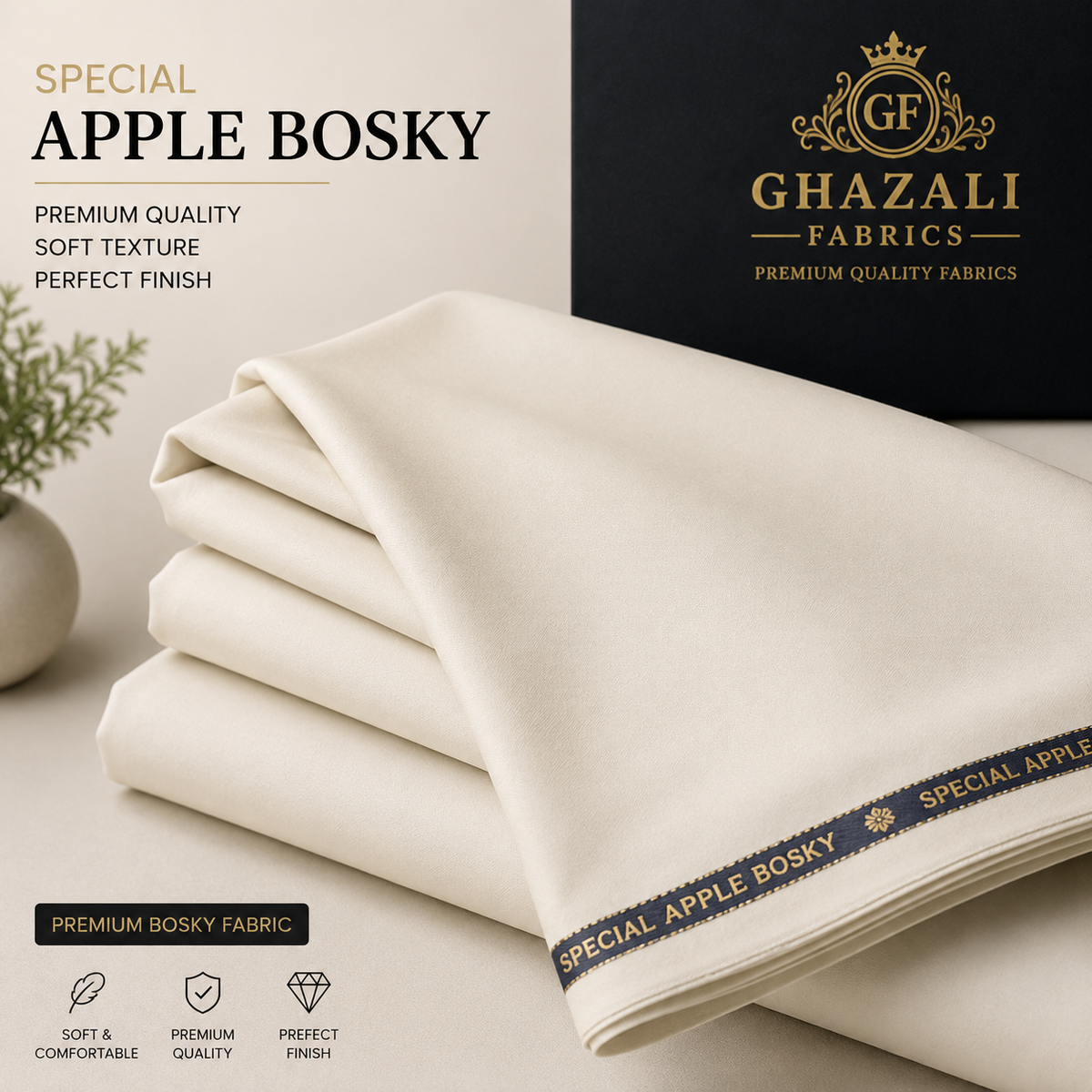 Special Apple Bosky – Premium Quality Shalwar Kameez Fabric