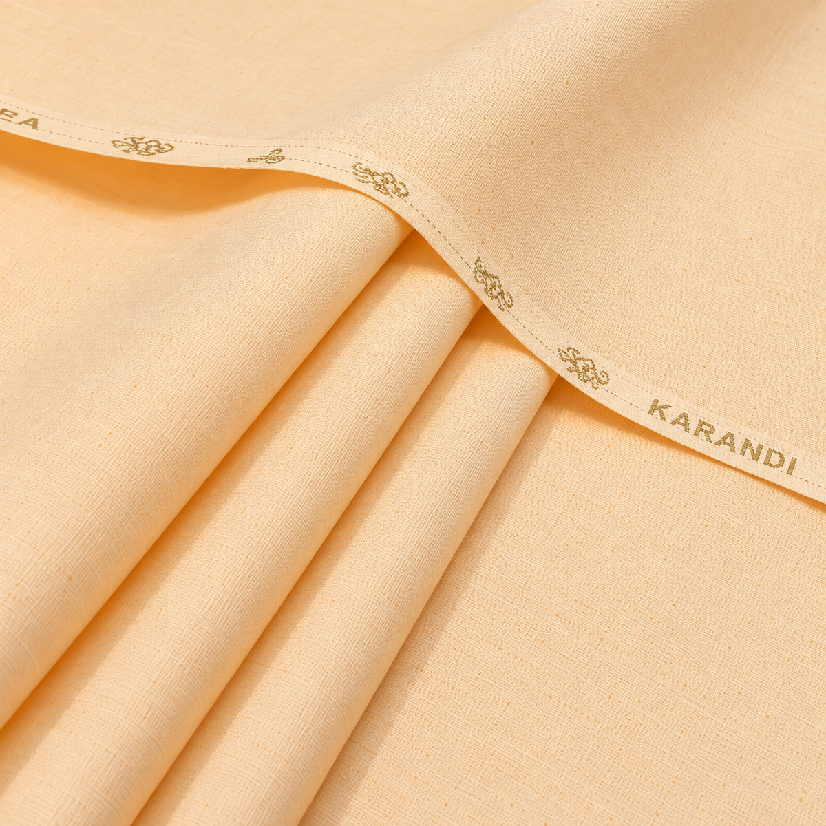 ALLA WASYA Premium Karandi - OFF WHITE - CREAM COLOR